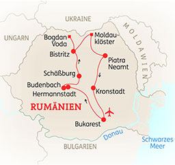 Rundreise Höhepunkte Rumäniens (10 Tage)