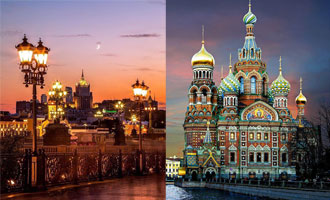 Städtetrip in Europa: Pauschalreise Moskau & St. Petersburg 2022 (9 Tage)