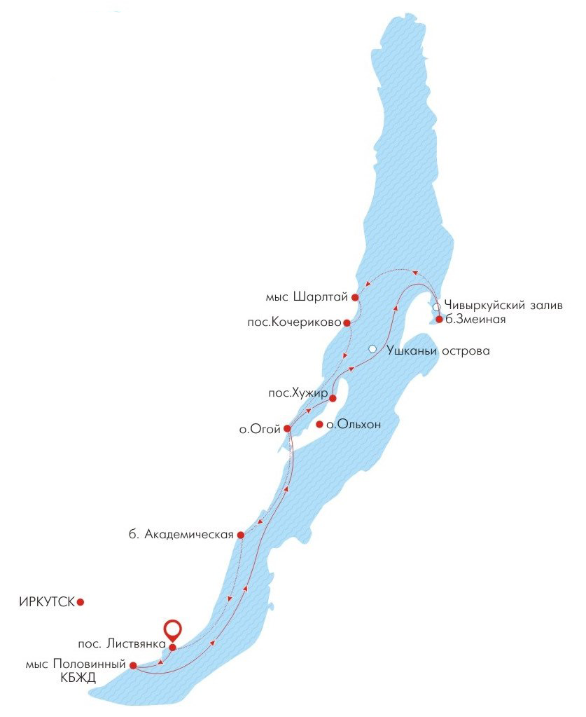 Baikal Schiffsrundreisen - Reiseveranstalter