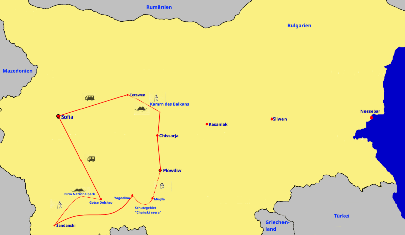 Reiseroute