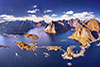 norwegische Nordmeerküste von Tromsø bis Bodø